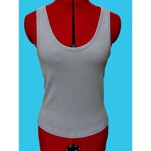 Faherty Women’s Blue Tank Top Size Small Organic Cotton